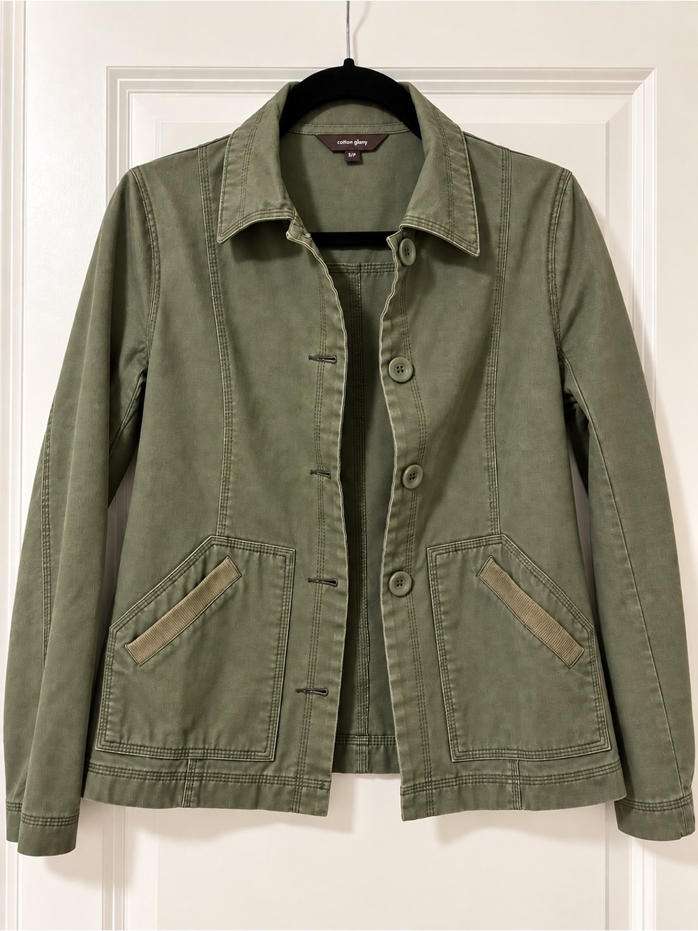 Olive Green Utility Jacket by